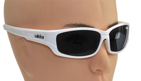 Men's White Sports Sunglasses