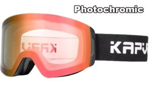 Photochromic ski goggles